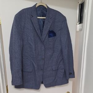 Ralph Lauren Blue Textured Blazer